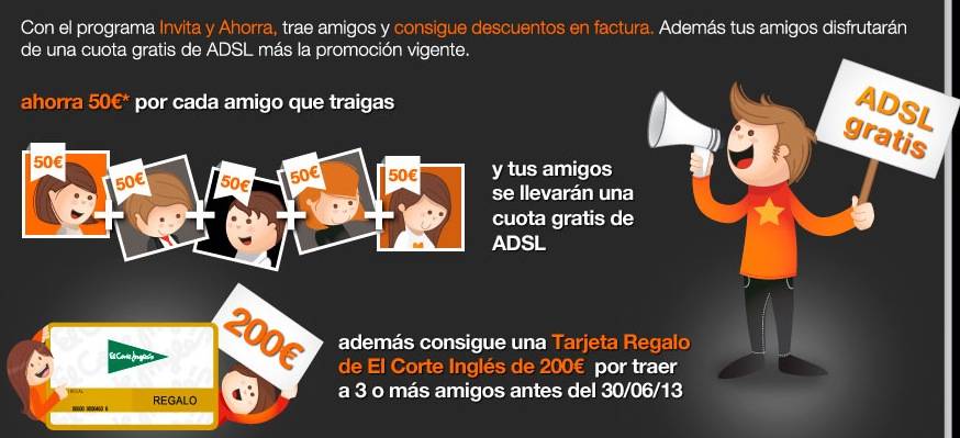 Invita y ahorra Orange