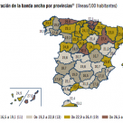 Así es el mapa de cobertura de internet en España